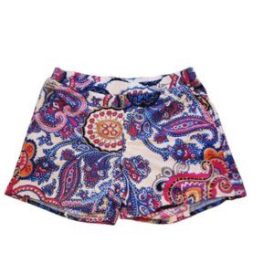 Paperbag Shorts Silky Paisley SZ SMALL
